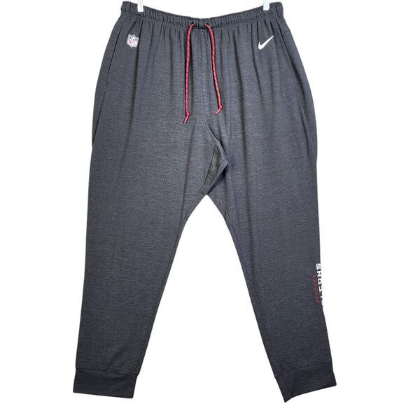 Nike Mens Atltanta Faclons Jogger Sweatpant Size 3XL NFL Onfield Apparel Dri Fit - Picture 1 of 10